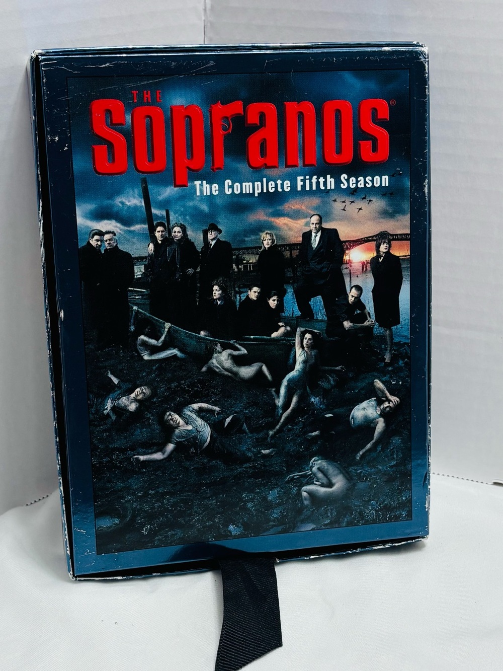 The Sopranos The Complete Fifth Season DVD Box Set - Navy Blue & Red